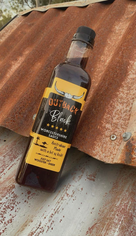 1 x 500ml Outback Black Worcestershire Sauce